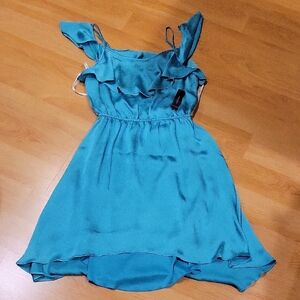 Bisou Bisou Teal Midi Dress